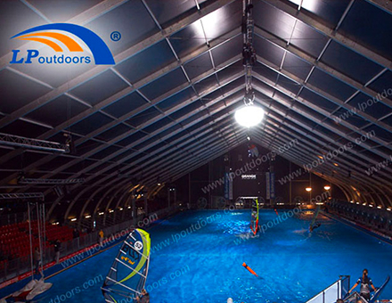 LP Outdoors Swimming Pool Tent - حماية أنيقة مع الضوء الطبيعي وتدفق الهواء