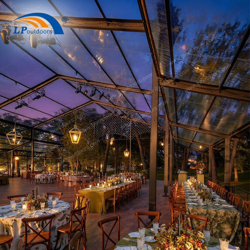 2025 أنيقة PVC Black Atrium Wedding & Event Tent