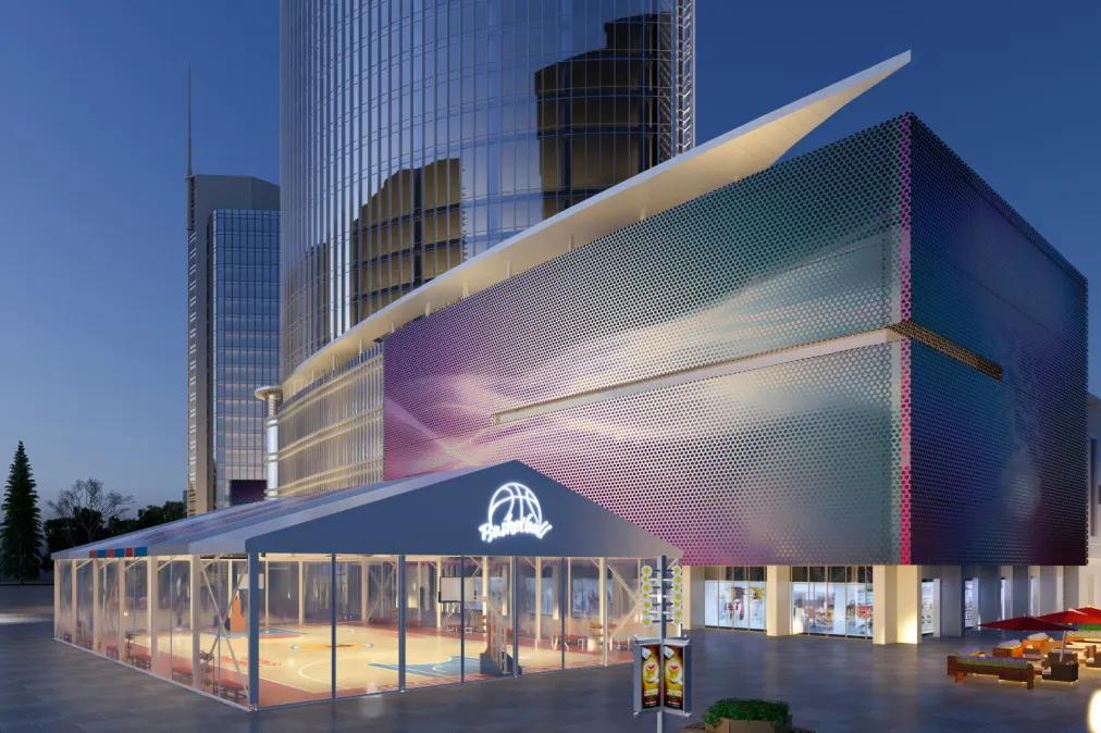 تأجير خيمة مركز التسوق