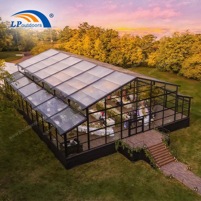 2025 أنيقة PVC Black Atrium Wedding & Event Tent