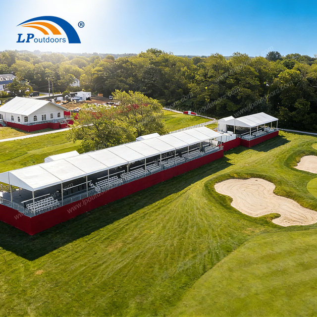 خيام بطولة الجولف الاحترافية وأغطية نطاق القيادة