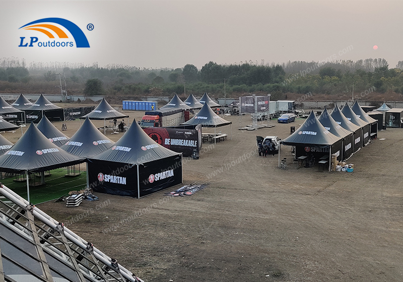 التنشيط الراعي لسباق Spartan وحلول خيمة قرية العلامة التجارية لأحداث التعرف الضوئي على الحروف
