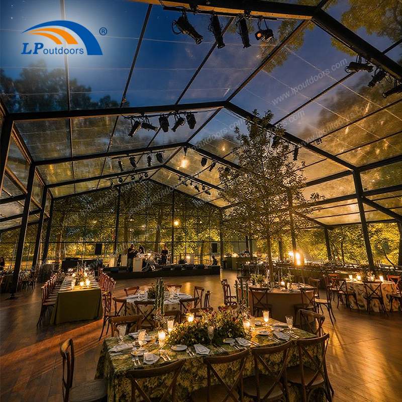 2025 أنيقة PVC Black Atrium Wedding & Event Tent