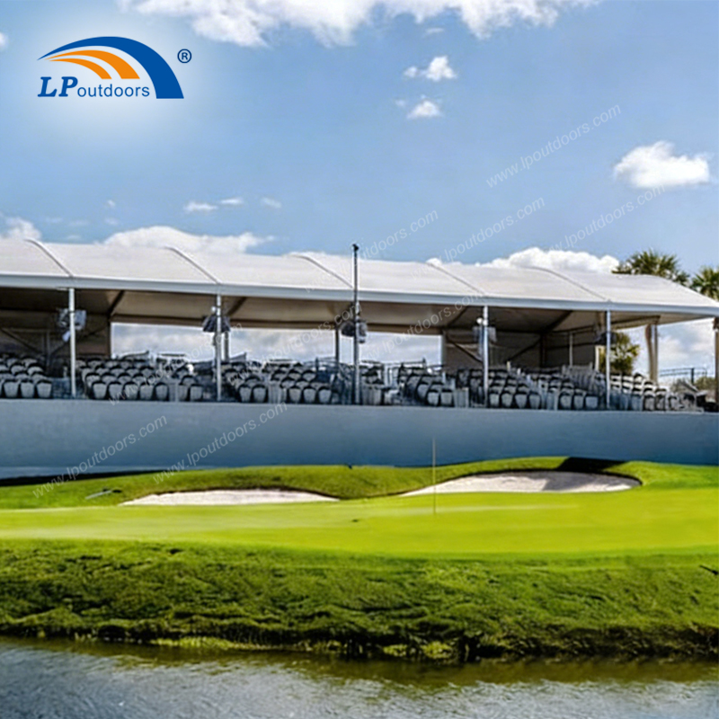 خيام بطولة الجولف الاحترافية وأغطية نطاق القيادة